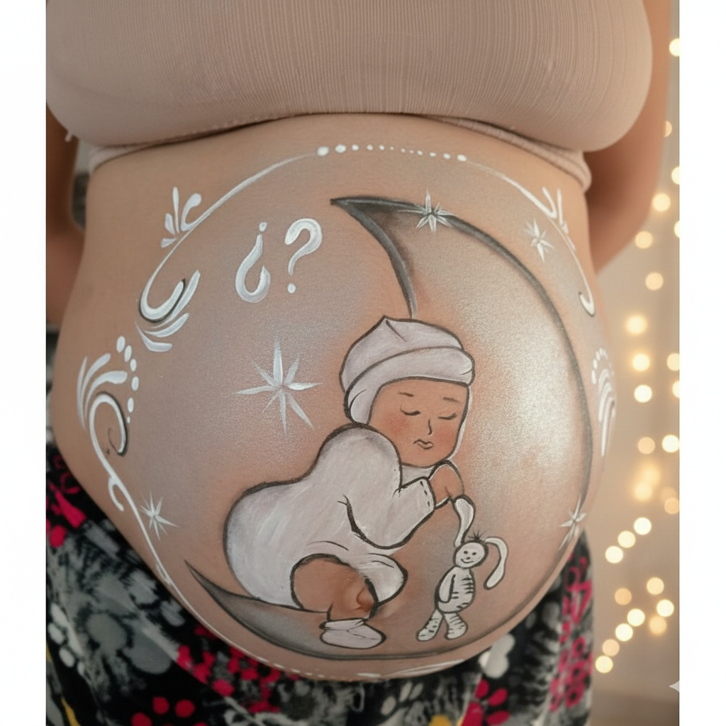 Belly art para embarazadas por Ánima