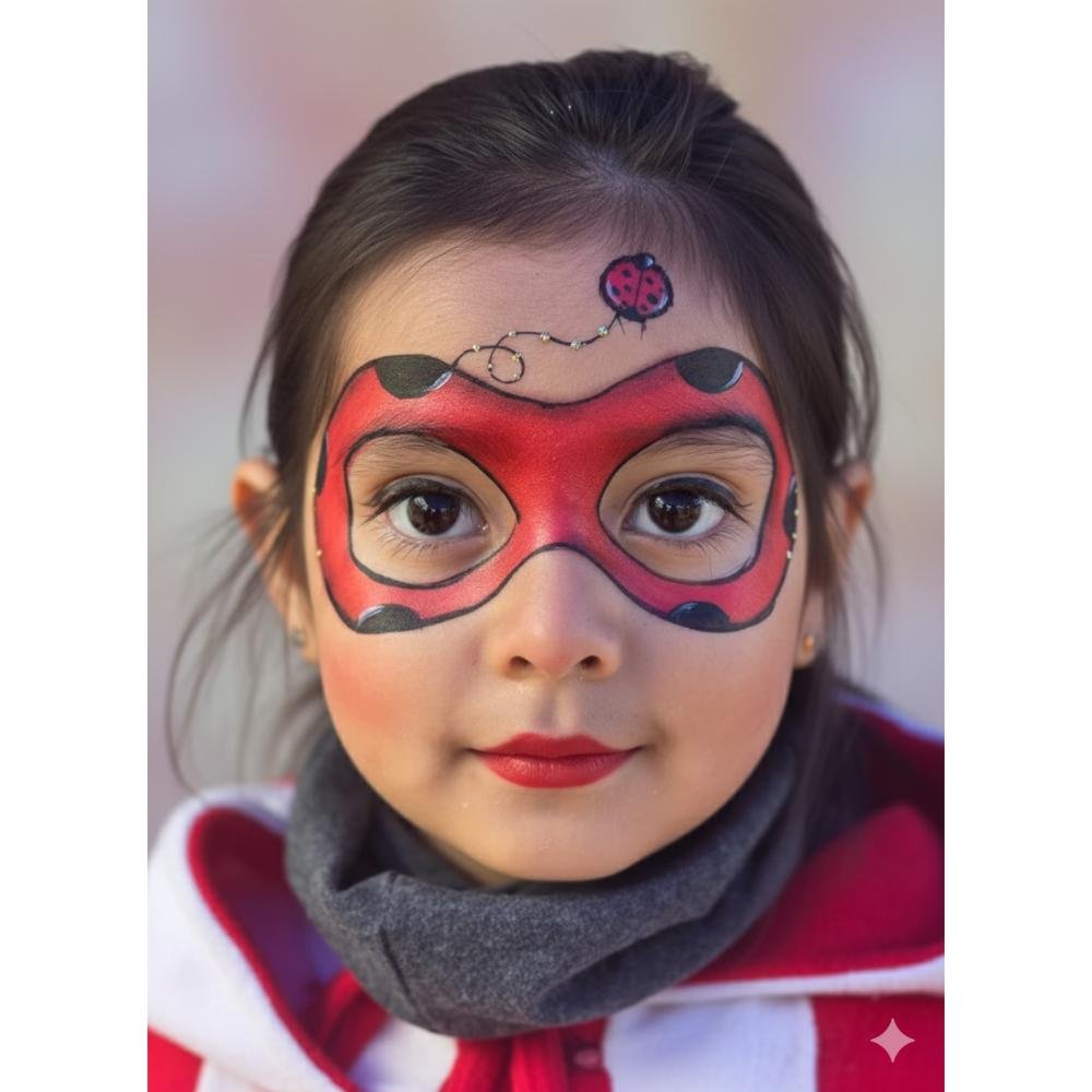 Modelo maquillaje Ladybug Ánima